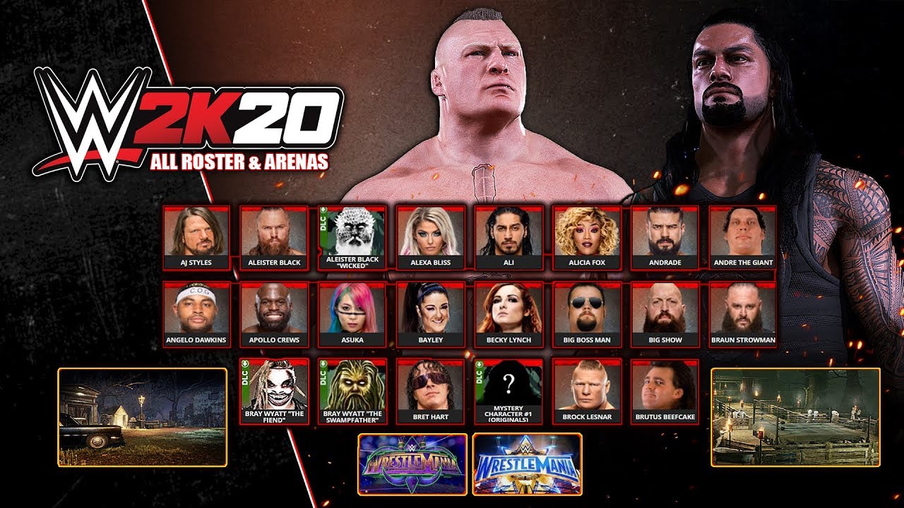 Скриншоты WWE 2K20.